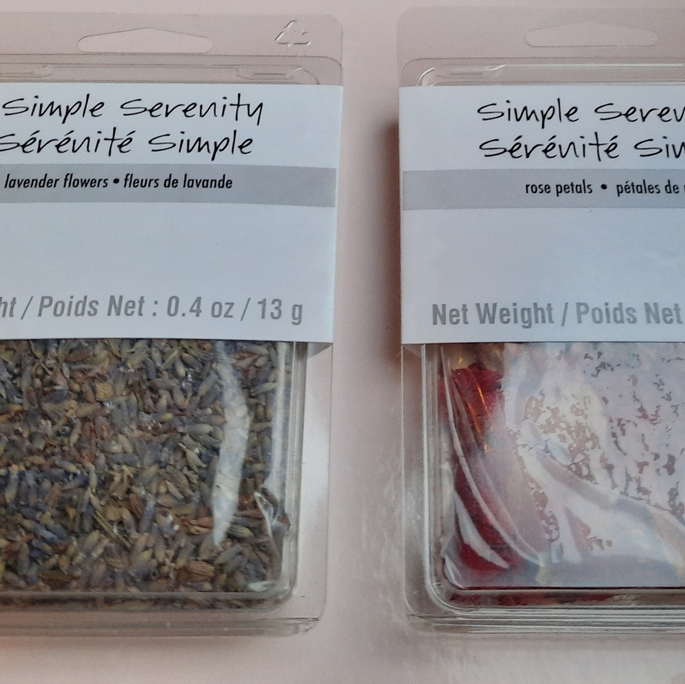 Simple Serenity Lavender Flowers/Rose Petals For Crafting